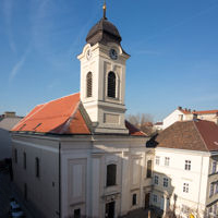 Die Kirche in der Reindorfgasse