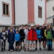 Die Wallfahrergruppe vor der Basilika Mariazell