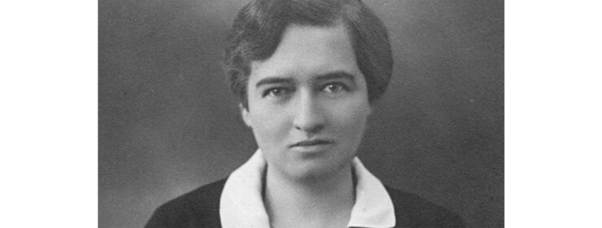 Ein Porträtfoto Hildegard Burjans im mittleren Alter