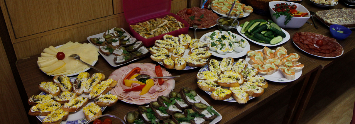 Ein ukrainisches Buffet