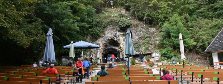Die Lourdes-Grotte in Niederösterreich