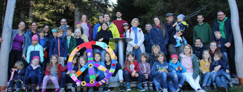 Ein Gruppenbild vom Familienwochenende 2022