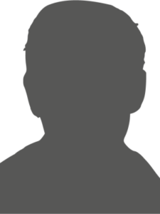 Eine männliche Silhouette