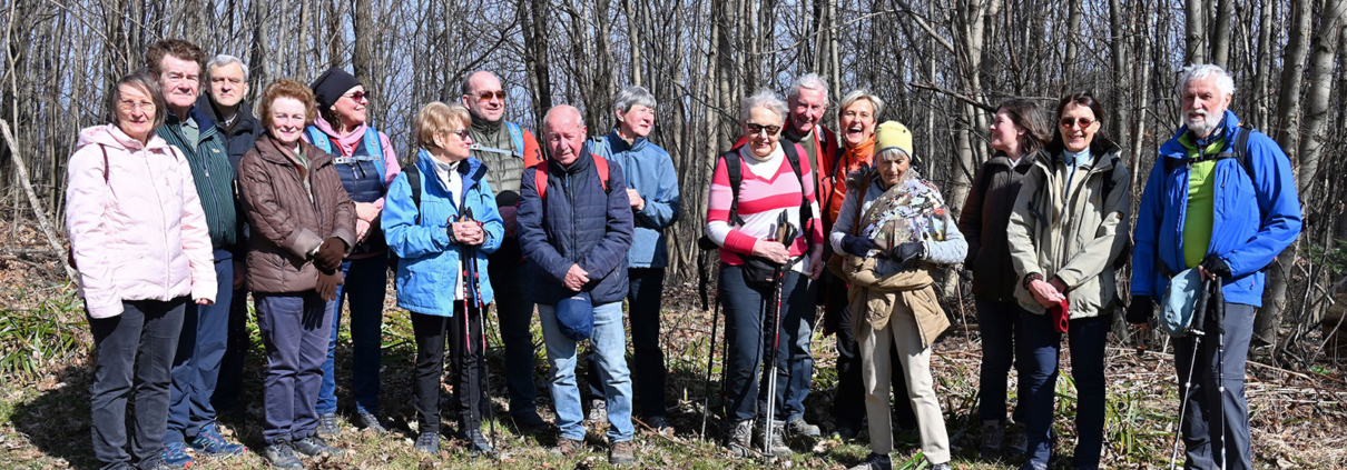 Die Wandergruppe der ersten Wanderung 2023