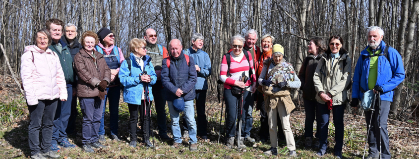 Die Wandergruppe der ersten Wanderung 2023