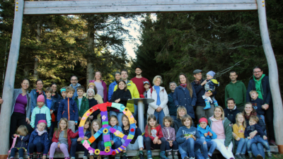 Gruppenbild vom Familienwochenende 2022