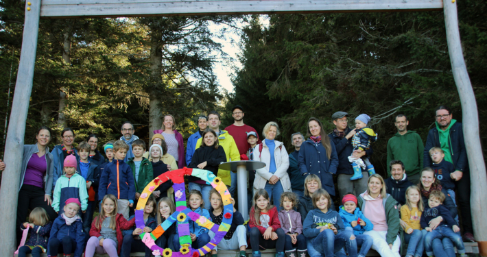 Gruppenbild vom Familienwochenende 2022