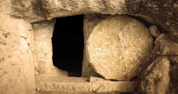 Das leere Grab von außen