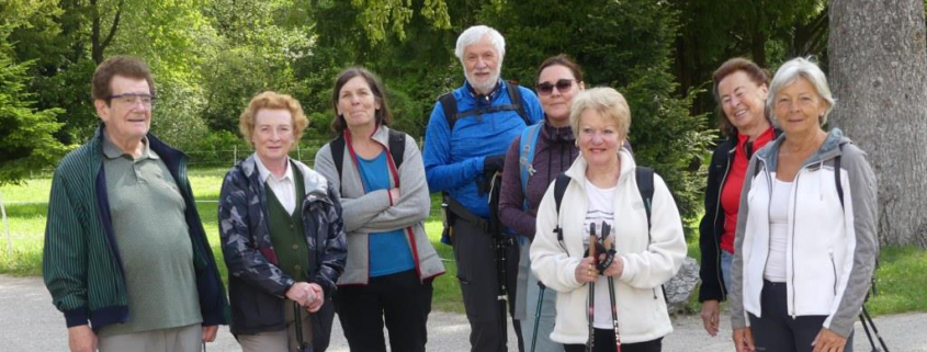 Die Wandergruppe der dritten Wanderung 2023