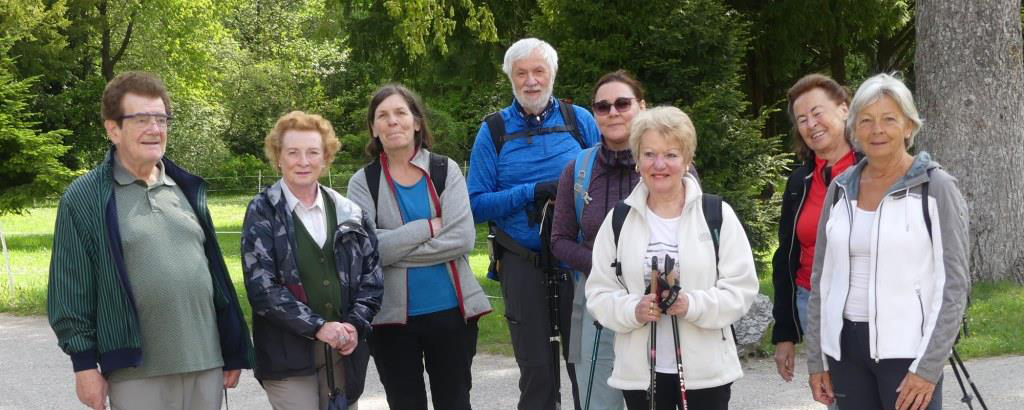 Die Wandergruppe der dritten Wanderung 2023