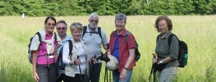 Die Wandergruppe der vierten Wanderung 2023