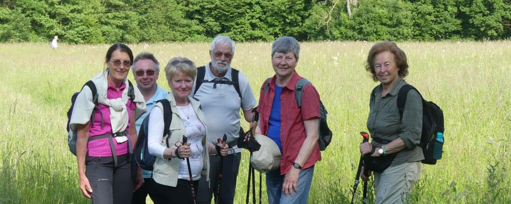 Die Wandergruppe der vierten Wanderung 2023