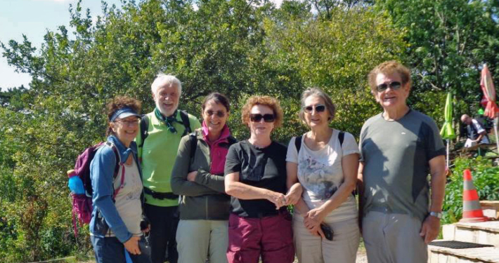 Die Wandergruppe der 5. Wanderung 2023