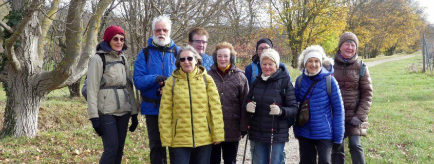 Die Wandergruppe der sechsten Wanderung 2023