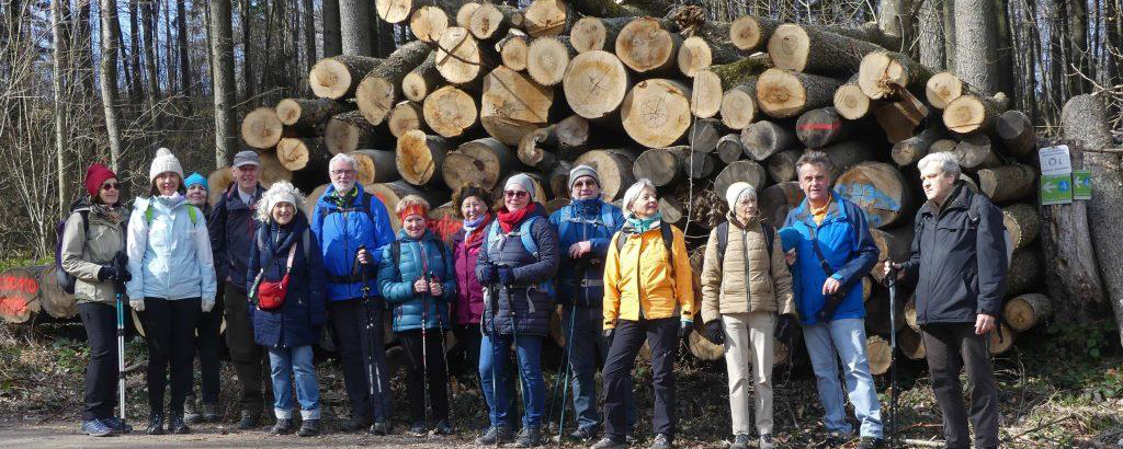 Die Wandergruppe der ersten Wanderung 2024