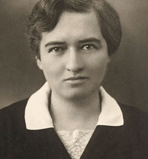 Porträt von Hildegarrd Burjan im mittleren Alter - Bildausschnitt