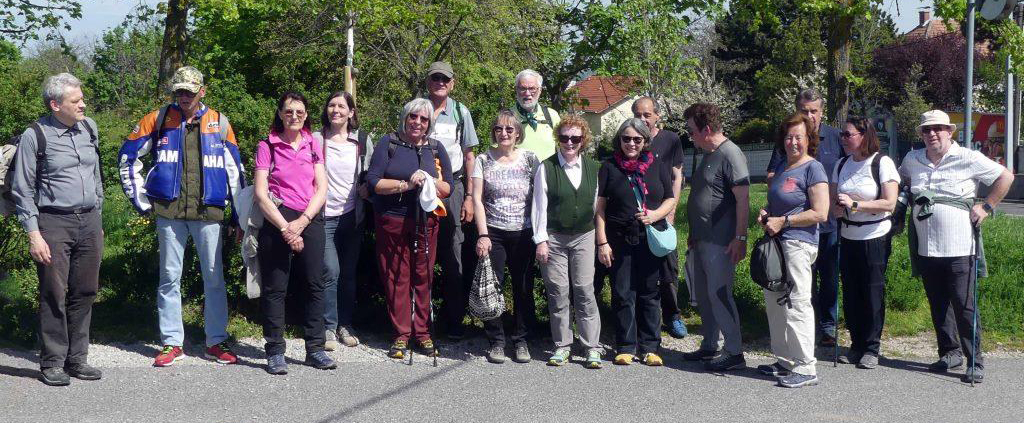 Die Wandergruppe der 2. Wanderung 2024