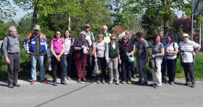 Die Wandergruppe der 2. Wanderung 2024