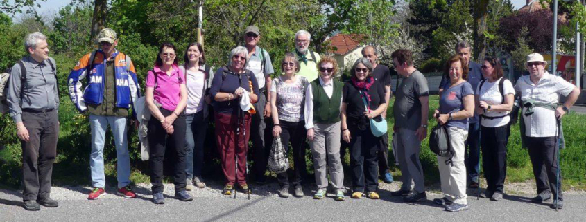 Die Wandergruppe der 2. Wanderung 2024