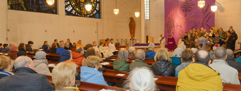 Dankgottesdienst für die Ehejubilare und Geburtstagskinder im Monat März