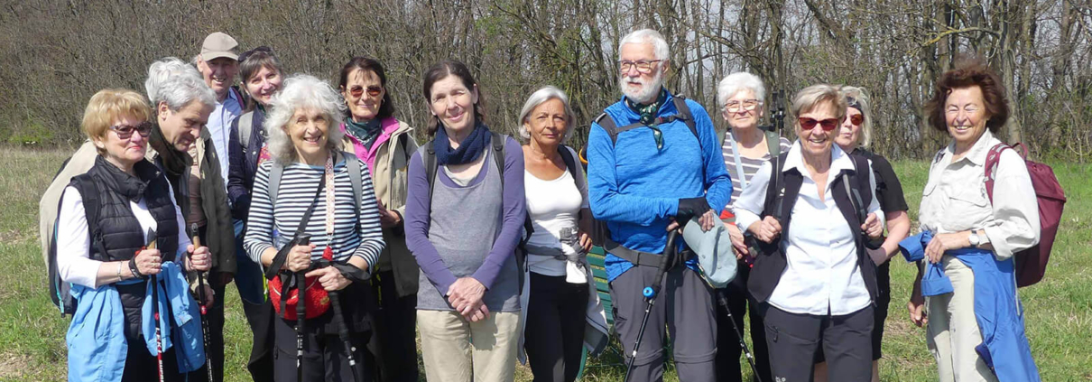 Die Wandergruppe der 3. Wanderung 2025