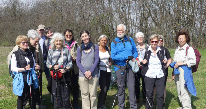 Die Wandergruppe der 2. Wanderung 2025