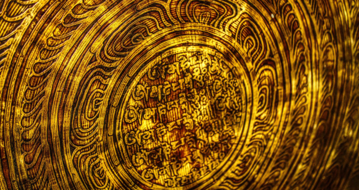 Ein asiatischer Gong