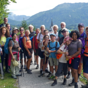 Die Wallfahrergruppe 2025 kurz vor dem Eintreffen in Mariazell