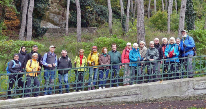 Die Wandergruppe der sechsten Wanderung 2025