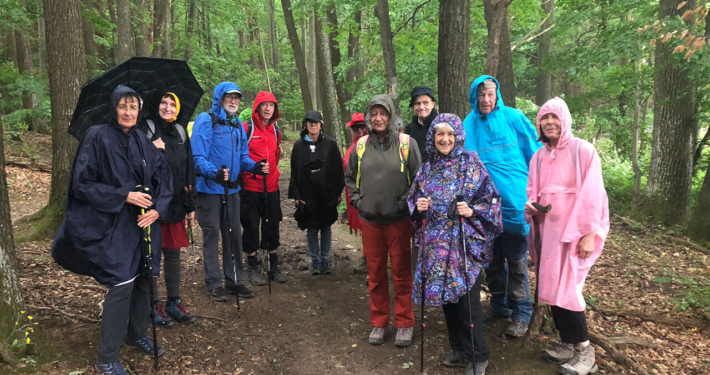 Die Wandergruppe der vierten Wanderung 2025