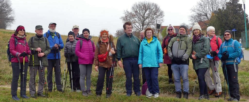 Die Wandergruppe der siebenten Wanderung 2025