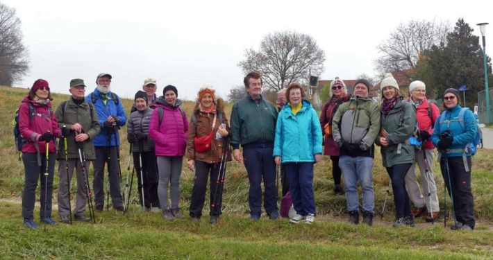 Die Wandergruppe der siebenten Wanderung 2025